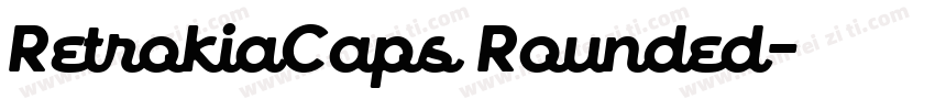 RetrokiaCaps Rounded字体转换